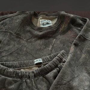 Dairy Boy Women's Brown Crewneck Sweatshirt